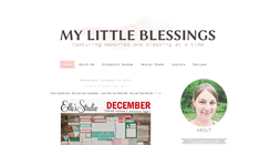 Desktop Screenshot of mylittleblessings123.blogspot.com