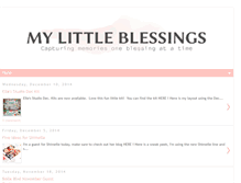 Tablet Screenshot of mylittleblessings123.blogspot.com