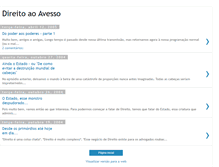 Tablet Screenshot of direitoaoavesso.blogspot.com