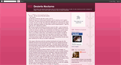 Desktop Screenshot of desiertonocturno.blogspot.com