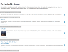 Tablet Screenshot of desiertonocturno.blogspot.com
