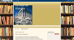 Desktop Screenshot of conocerlahistoria.blogspot.com