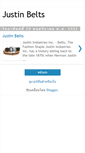 Mobile Screenshot of justinbelts.blogspot.com