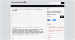 Desktop Screenshot of compjunkies.blogspot.com