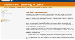 Desktop Screenshot of businessandtechnologyincyprus.blogspot.com