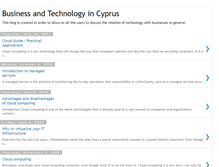 Tablet Screenshot of businessandtechnologyincyprus.blogspot.com