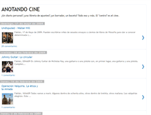 Tablet Screenshot of anotandocine.blogspot.com