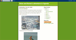 Desktop Screenshot of brianandreneeinuganda.blogspot.com