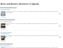 Tablet Screenshot of brianandreneeinuganda.blogspot.com