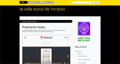 Desktop Screenshot of horacioscoutlife.blogspot.com