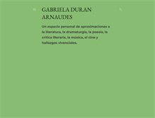 Tablet Screenshot of gabrieladuran.blogspot.com