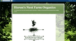 Desktop Screenshot of heronsnestfarm.blogspot.com