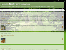 Tablet Screenshot of heronsnestfarm.blogspot.com