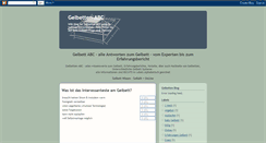 Desktop Screenshot of gelbetten-abc.blogspot.com