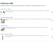 Tablet Screenshot of gelbetten-abc.blogspot.com