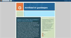 Desktop Screenshot of movilidadguada.blogspot.com