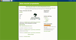 Desktop Screenshot of aliciamazzini.blogspot.com