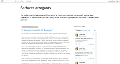 Desktop Screenshot of barbaresarrogants.blogspot.com