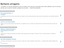 Tablet Screenshot of barbaresarrogants.blogspot.com