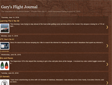 Tablet Screenshot of gmflightlog.blogspot.com