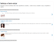 Tablet Screenshot of beleza-e-bem-estar.blogspot.com