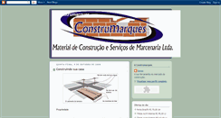 Desktop Screenshot of construmarques.blogspot.com