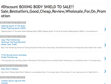 Tablet Screenshot of boxingbodyshieldtosale.blogspot.com