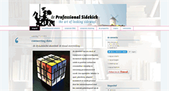 Desktop Screenshot of professional-sidekick.blogspot.com