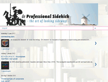 Tablet Screenshot of professional-sidekick.blogspot.com