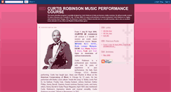 Desktop Screenshot of curtisrobinsoncourse.blogspot.com