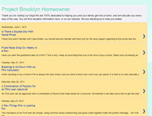 Tablet Screenshot of projectbrooklynhomeowner.blogspot.com