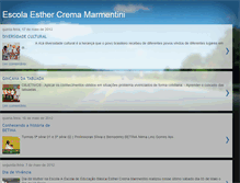 Tablet Screenshot of escolaesthercrema.blogspot.com