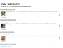 Tablet Screenshot of crazyharrisfamily.blogspot.com