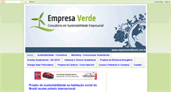 Desktop Screenshot of empresaverde.blogspot.com