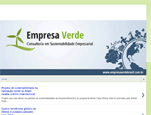 Tablet Screenshot of empresaverde.blogspot.com