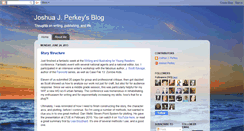 Desktop Screenshot of joshuajperkey.blogspot.com
