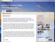 Tablet Screenshot of joshuajperkey.blogspot.com