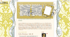 Desktop Screenshot of claudiacreaciones.blogspot.com