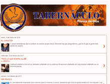 Tablet Screenshot of prensadediostabernaculo.blogspot.com