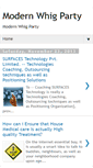 Mobile Screenshot of modernwhigparty.blogspot.com