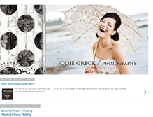 Tablet Screenshot of jodiegreckphotography.blogspot.com