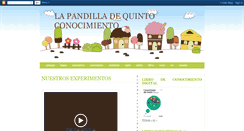 Desktop Screenshot of lapandilladequintoconocimiento.blogspot.com