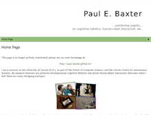 Tablet Screenshot of paul-baxter.blogspot.com