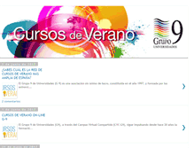 Tablet Screenshot of cursosveranog9.blogspot.com