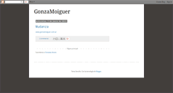 Desktop Screenshot of gonzalomoiguer.blogspot.com