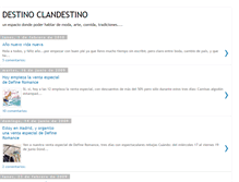 Tablet Screenshot of destino-clandestino.blogspot.com