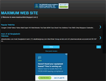 Tablet Screenshot of maximumlink.blogspot.com