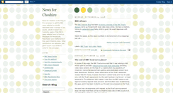 Desktop Screenshot of newsforcheshire.blogspot.com