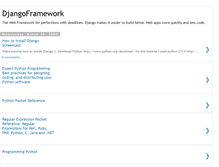 Tablet Screenshot of djangoframework.blogspot.com