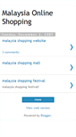 Mobile Screenshot of malaysiaonline-shopping.blogspot.com